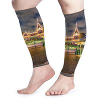 GmCslve Disneyland Winter Holidays Calf Compression Sleeve Leg Performance Support Shin Splint Calf Pain Relief
