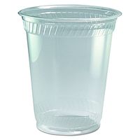 Greenware GC12S 14-Ounce Capacity 3.6-Inch Top Width by 2.3-Inch Bottom Width 4.2-Inch Height Clear Polylactic Acid Squat Drink Cup 50-Pack (Case of 20)