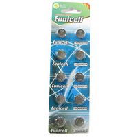 10 Eunicell AG10 / 189/389 / LR1130 Button Cell Watch Battery with Long Shelf Life (Expiry Date Marked)