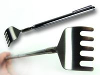 2 x Chrome Plated Telescopic Extendible Back Scratcher, Pen Style by Boolavard® TM