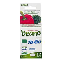 Beano To Go Tablets 12 Tablets (Pack of 4)