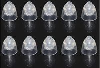 FCS miniFit RIC Domes for Oticon MiniFit RIC Hearing Instrument 10-Pack (Bass Double Vent, 6 mm).