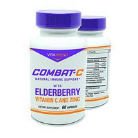 Combat-C : Immunity Boost Supplement with Elderberry, Vitamin C, Echinacea & Zinc - Once Daily Multi-System Immune Defense -Maintain Healthy Immune System - Supports a Healthy Respiratory System