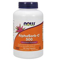 NOW Supplements, AlphaSorb-C 500 mg with Threonic Acid & Alpha Lipoic Acid Enhanced, 180 Veg Capsules