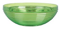 Arrow Large Bowl Green 135 oz. Plastic 3PACK