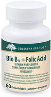 Genestra Brands - Bio B12 + Folic Acid - Vitamin Supplement - 60 Chewable Tablets