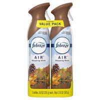 Febreze Air Odor-Eliminating Air Freshener, Whispering Woods, 2 Ct, 8.8 Fl Oz Each (17.6 Fl oz Total)