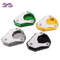 Frames & Fittings Motorcycle Parts Foot Side Stand Extension Pad Support Plate for Kawasaki Versys 650 Versys650 2015 2016 2017 2018 - (Color: Gold)