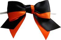 BAYWIND LTD;Large Halloween Twist Tie Bows (H212) - 25pc