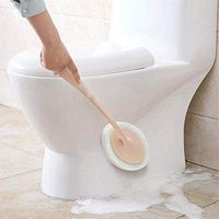 ZKG Bathtub Cleaning Brush Handheld Toilet Sponge Brushes Floor Ceramic Tile Cleaner Bathroom Brush