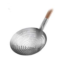 Cold Shrimp Spicy Hot Colander Stainless Steel Hedge Large Fried Tool Leak Net Filter Oil Net Leak Scoop Spoon