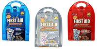 Rapid Care First Aid Kit (3 Pack) 35 Piece All in One Mini Emergency Kit