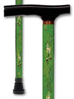 Walking Cane T Handle Derby Fighting Irish Leprechaun Adjustable Aluminum Men or Womens Canes