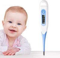 Medical Digital Oral Thermometer for Kids and Adults - Fast and Accurate Reading, Basal Temperature Thermometer with Fever Indicator by Mouth Rectal Underarm(Color Random)