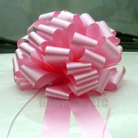 Large Car Bow, 16" Wide - Silver, Anniversary, Christmas, New Year, School Dance