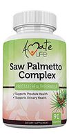 Saw Palmetto Prostate Supplement Prostate Support 500mg Bladder Control Complex Natural Saw Palmetto Extract Non GMO Ingredients 90 Capsules by Amate Life