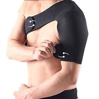SUPVOX Shoulder Brace Adjustable Rotator Cuff Support for Men Women (Left Shoulder)