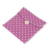 Sanitary Napkins Bag Menstrual Cup Pouch Nursing Pad Holder Cute Polka Dot Bag