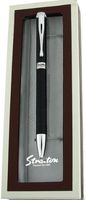 Stratton Black Rotzy Pen With Crystals in Presentation Box