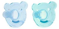Philips Avent Soothie Pacifier, 0-3 months, Green/Blue, Bear Shape, 2 pack, SCF194/01