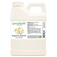 Grapefruit Seed Oil - 16 fl oz (473 ml) Plastic Jug w/Cap - 100% Pure Carrier Oil - GreenHealth