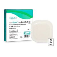MedVance TM Hydrocolloid – Bordered Hydrocolloid Adhesive Dressing with Foam Cushion 4"X 4" Box of 5 dressings