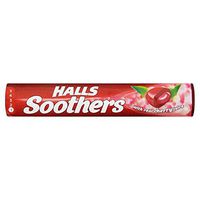 Halls Soothers Cherry - 45g - Pack of 3 (45g x 3 Sticks)
