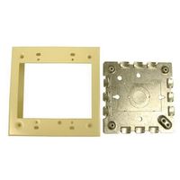 Wiremold V5744-2 STL Extra DEEP DEV Box 2G Ivory, White