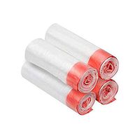 8 Gallon Recyclable Trash Bags with Draw Strings - 100 Count, White