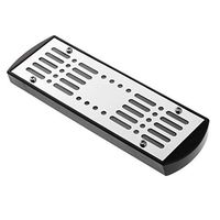 nouler Juler Rectangular Cigar Humidifier Humidifier Cigar Box Humidor,Silver,17x5.5x1