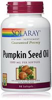 Solaray Pumpkin Seed Oil, 1000 mg, 90 Count