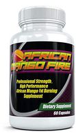 African Mango FIRE - Professional Strength Fat Burning Complex with African Mango Fat Burning and Garcinia Cambogia. All-Natural Diet Pills for Quick Weight Loss - 60 Capsules