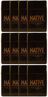 12 Pack Native Flip Top Hinged Lid Sectioned Cigarette Case for King Size
