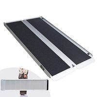 KIKA DIOE Portable Singlefold Ramp with Emery Film,Aluminum Alloy,Nylon Handle,Various Sizes