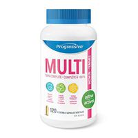 Progressive Adult MultiVitamin for Women - 120 Capsules | Made with Cranberry, Green Tea and Green Food Concentrates