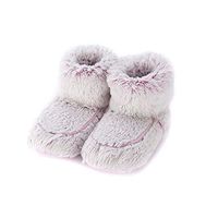 INUC5 Warmies microwavable French Lavender Scented Pink Marshmallow Boots