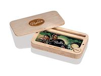 Rolling Tray with Secret Stash and Magnetic Closure - Rolls69 - Roll Box Storage Set - Weed Accessories