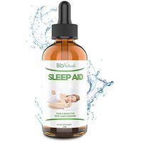 Bio Naturals Melatonin Sleep Aid Liquid Drops with Inositol, B6 & L-Theanine Reduces Stress & Anxiety - Potent Sublingual Formula Works Faster Than Sleeping Pills, Non-Habit Forming - 2 fl oz