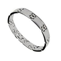 Accents Kingdom Men's Titanium Magnetic Health Golf Bracelet T6