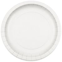 Jubilee 9-inch Paper Plates, 40 Count, White