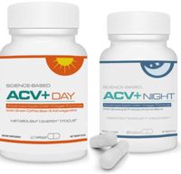 ACV+ - Apple Cider Vinegar Plus Daytime & Nighttime Capsules - Advanced Apple Cider Vinegar Formula