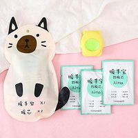 Quicksand Hand Warmer Egg Replaceable Three-core Hand-held Baby Warmer Self-Heating Hand Warmer-Yellow