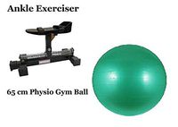 ACCO Heavy Metal Foot Care Ankle Exerciser with 65 cm Body Fitness Physio Gym Ball