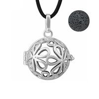 Lava Stone Necklace (Fragrant Blooms)