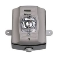 SYSTEM SENSOR P2WKP 2 wire horn strobe outdoor white plain