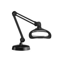 Luxo 18904BK WAL026134 ESD-Safe LED Magnifier w/30 in Arm, 3.5 Diopter Lens, Weighted Base, Black