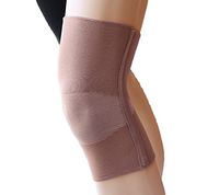 Alpha Medical Compression Support Knee Brace with Support Stays (X-Small, Beige)