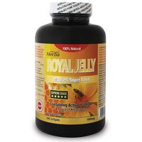 Herba Royal Jelly - Good for The Maintenance of Good Health. 100% Natural, 200 Soft gels, Obtained NPN #80042133 from Health Canada