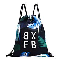 Hiking Backpack, Liraly Ladies Backpack Drawstring Fitness Bundle Pocket Beach Bags Unisex Sports Bag(D )