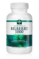Bilberry Extract 1000mg - Premium Eye Support - Supports Healthy Circulation - Helps with Red Eyes, Irritation - Top Quality Natural Bilberry Capsules